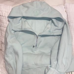 Scuba Oversized Half-Zip Hoodie
